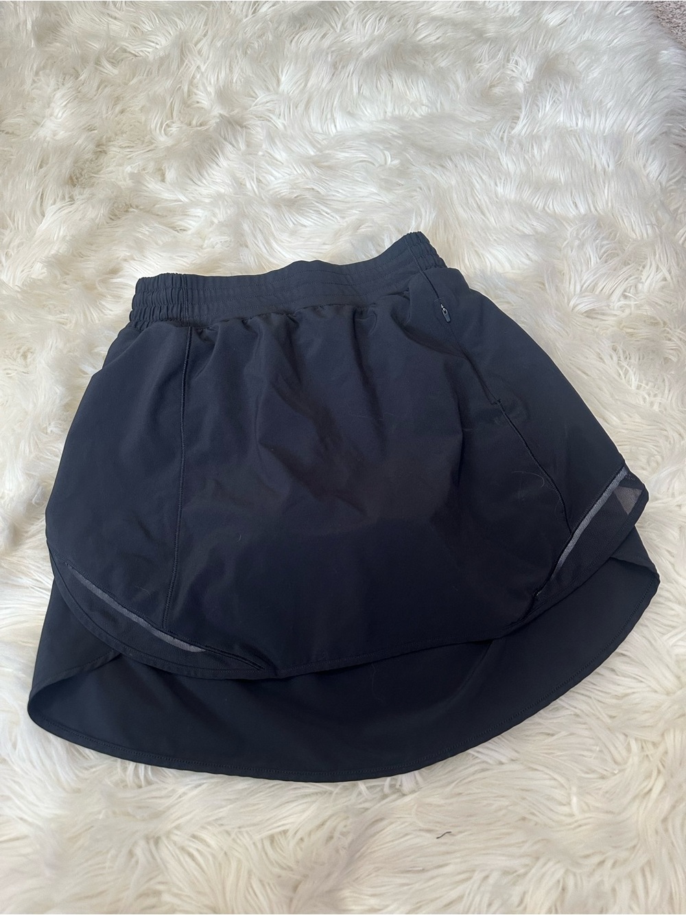 lululemon athletica Black hotty hot skirt